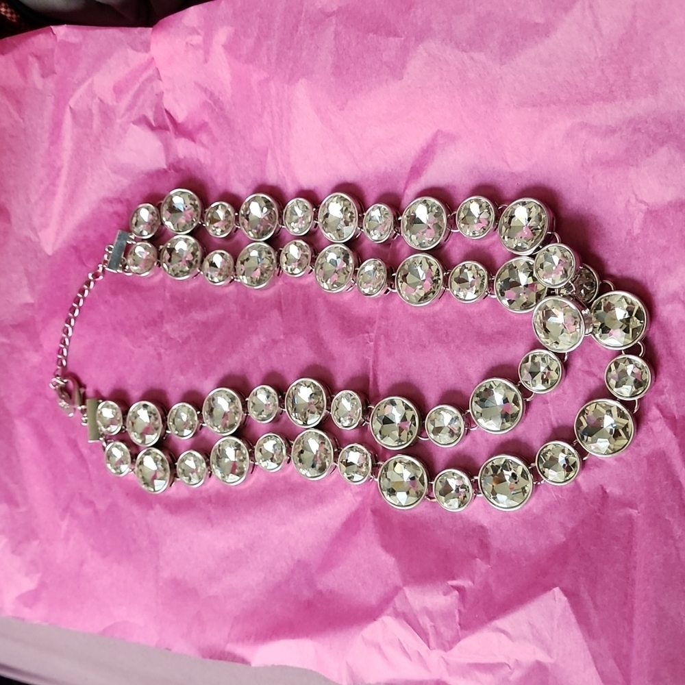 Silver Bling Necklace.